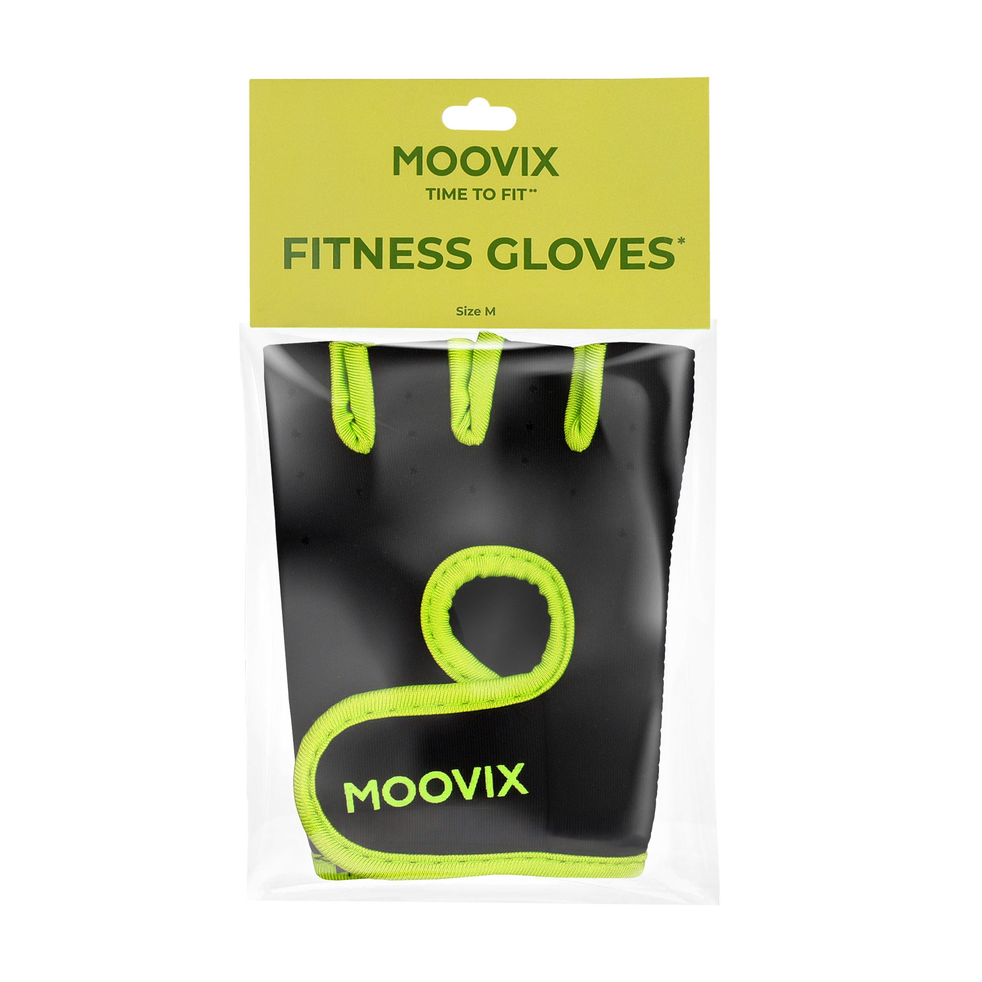Рукавички для фітнесу Moovix розмір M